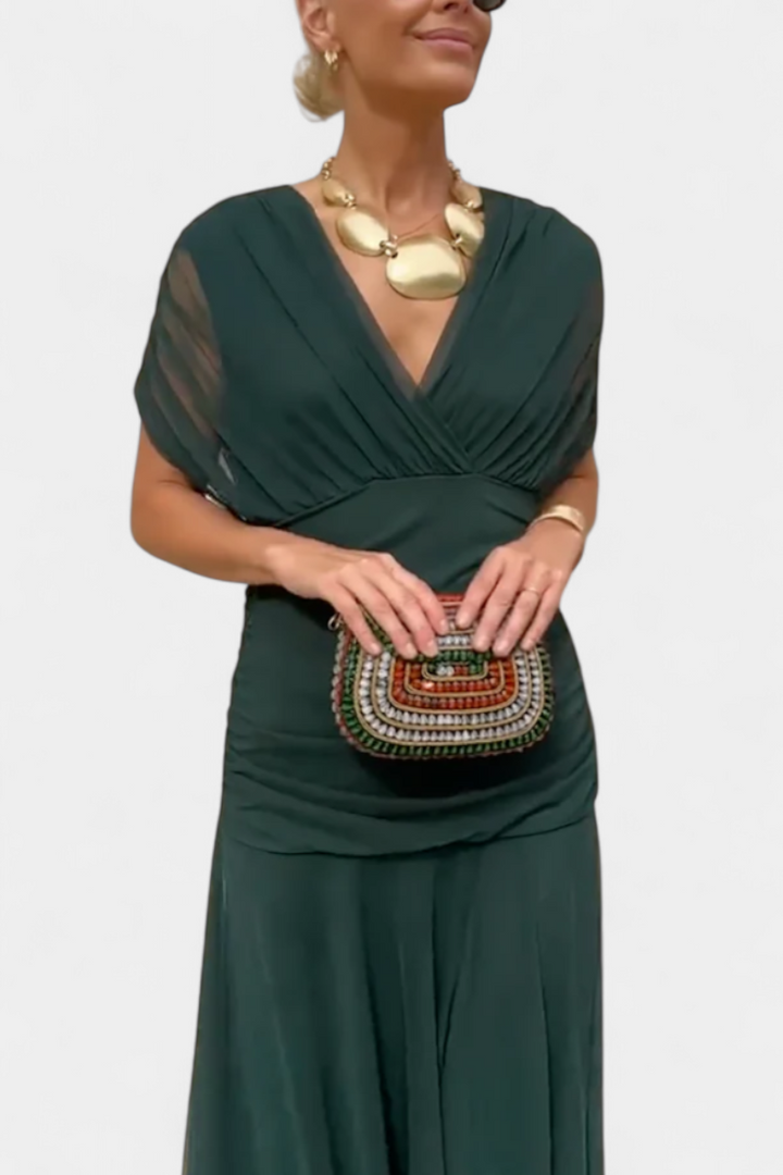 Magda | Vestito lungo floreale