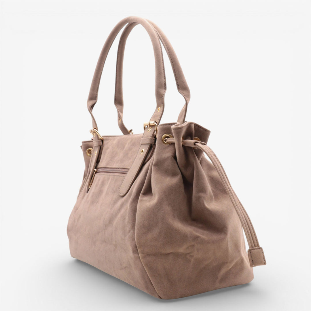 Grande borsa tote con un aspetto delicato