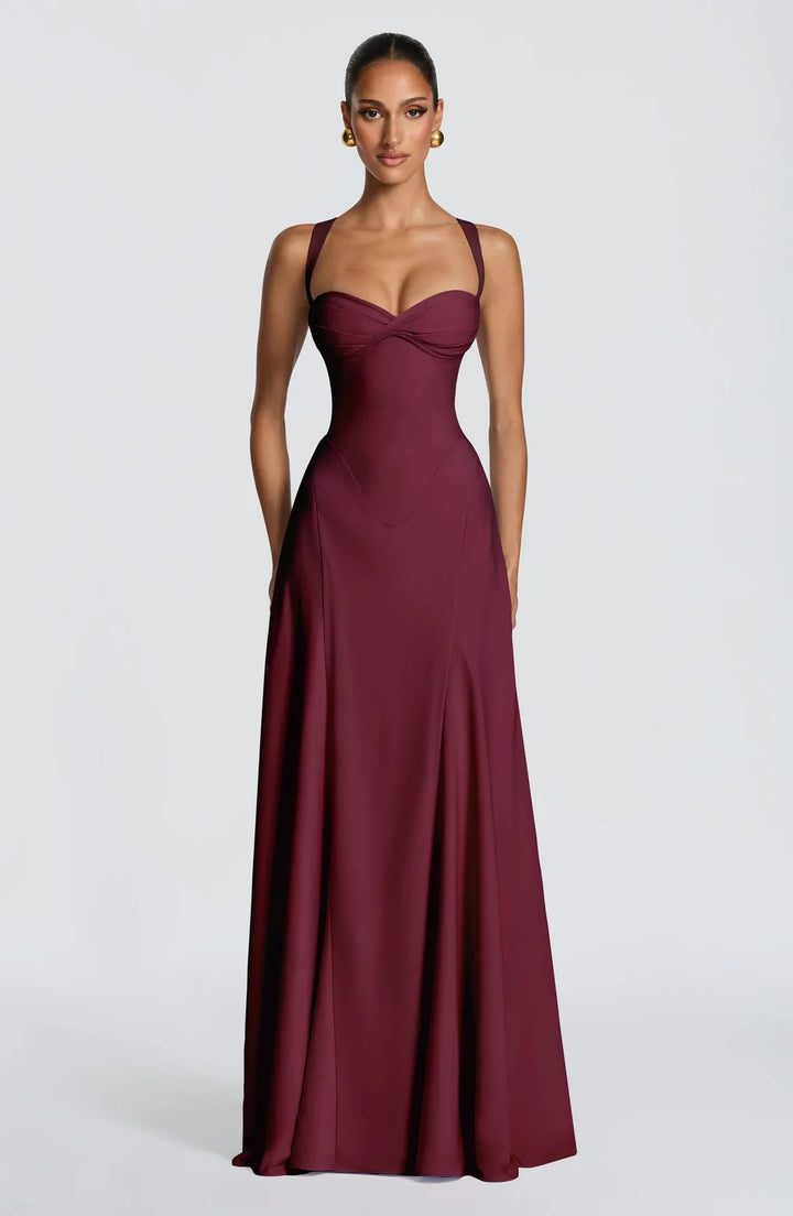 Frederika | Abito maxi da cerimonia fluente