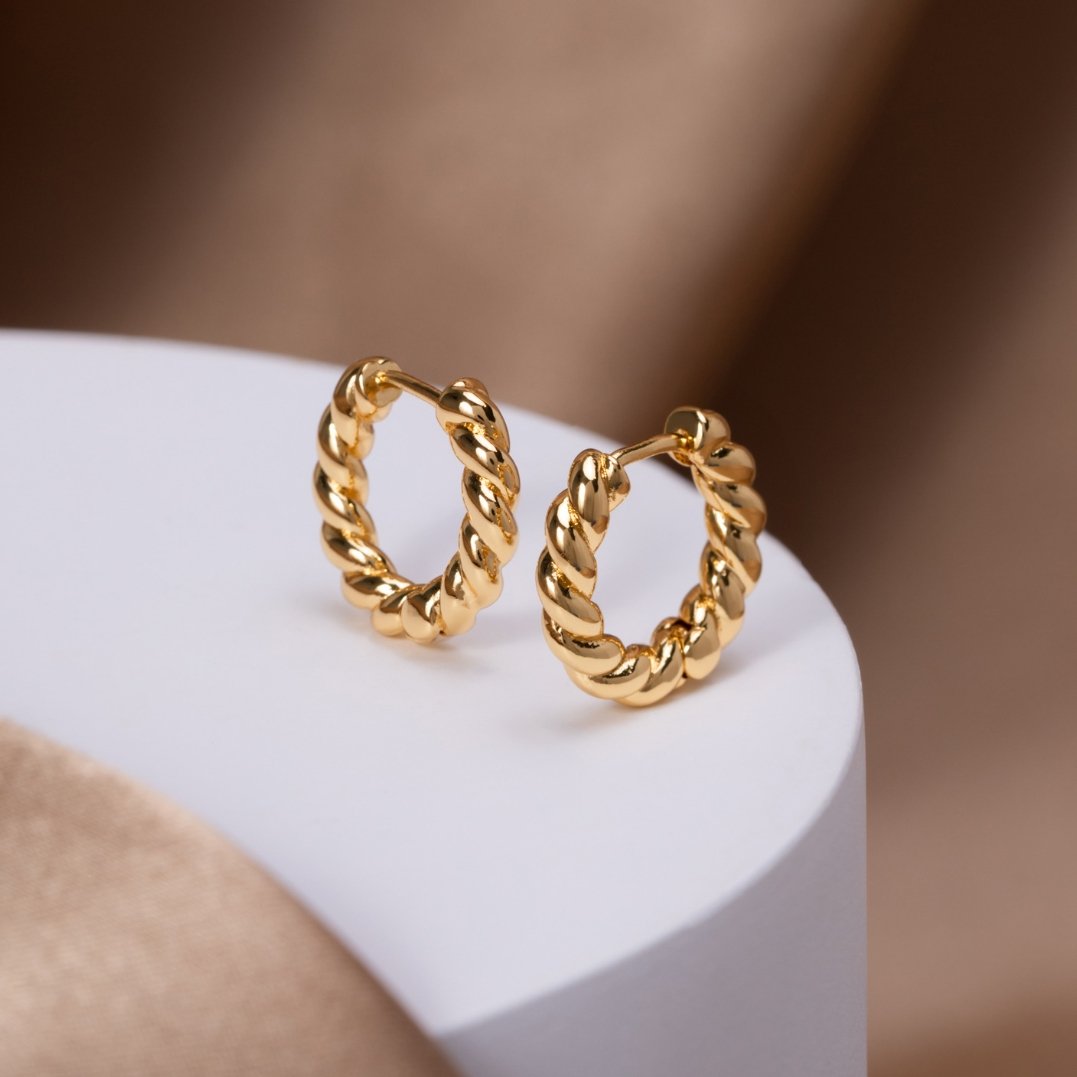 Orecchini a spirale Layla in oro