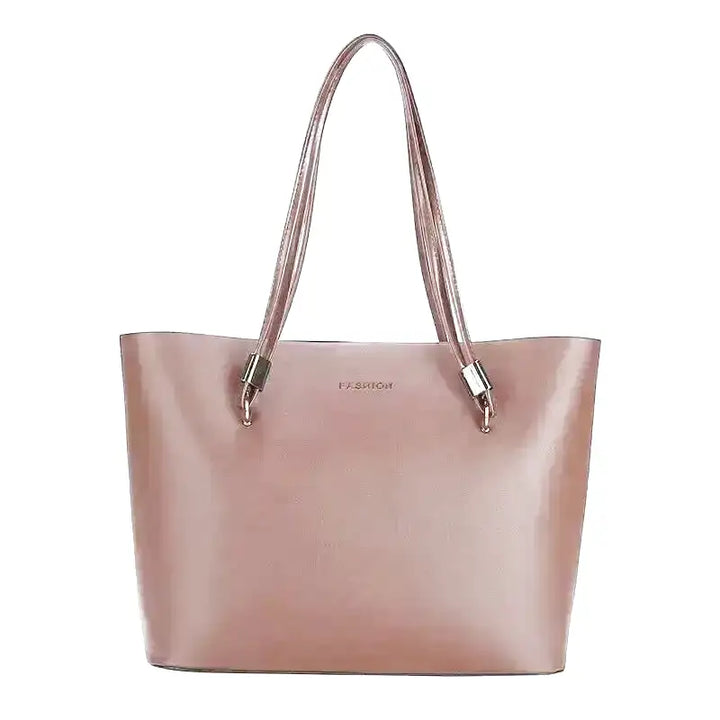 Grande borsa tote morbida e liscia