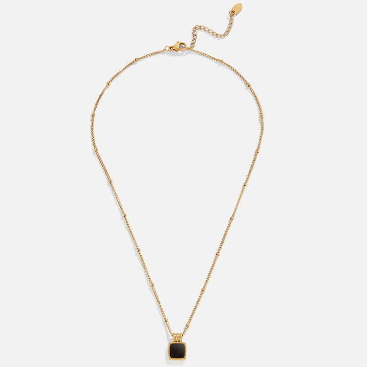 Collana Lucia con pendente nero