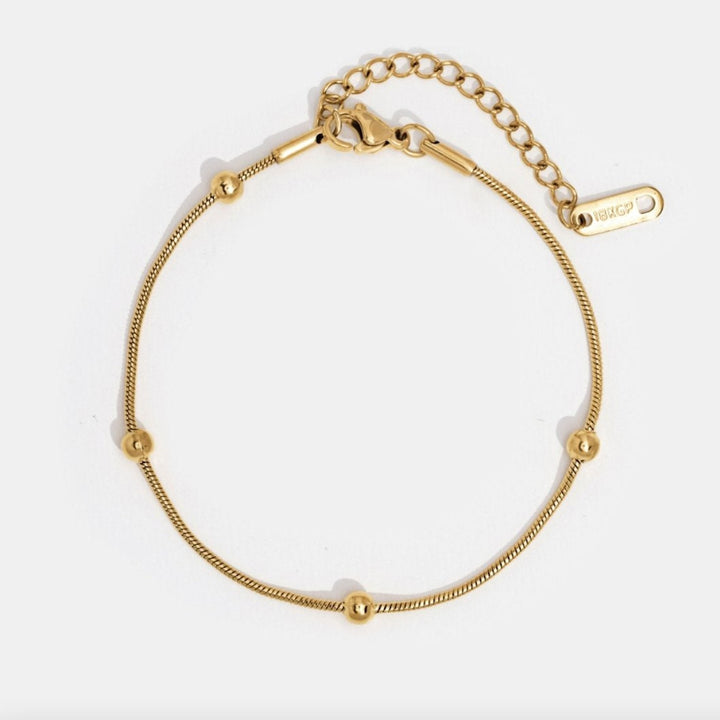 Bracciale decorativo dorato Luna