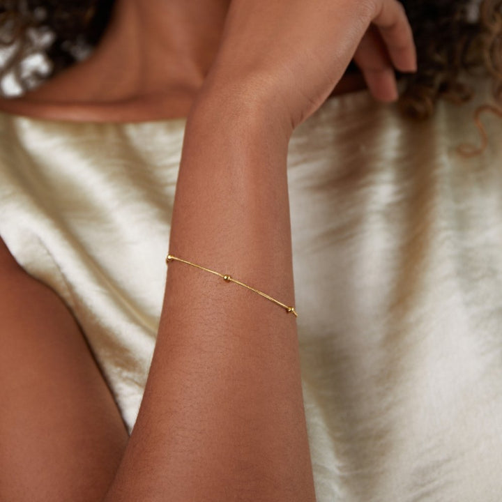 Bracciale decorativo dorato Luna