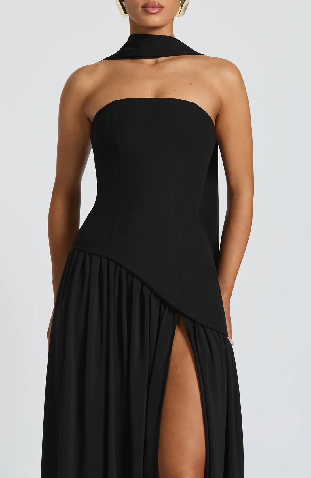 Regina | Maxi abito con spacco