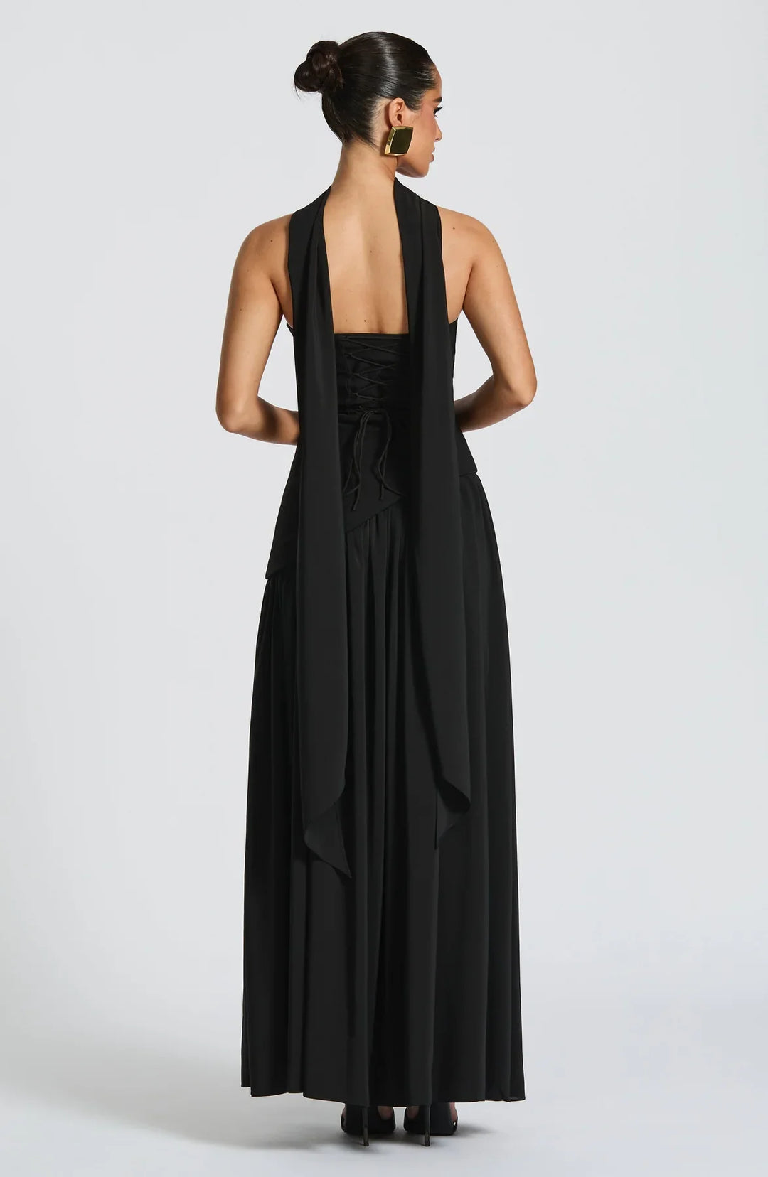 Regina | Vestito maxi con spacco