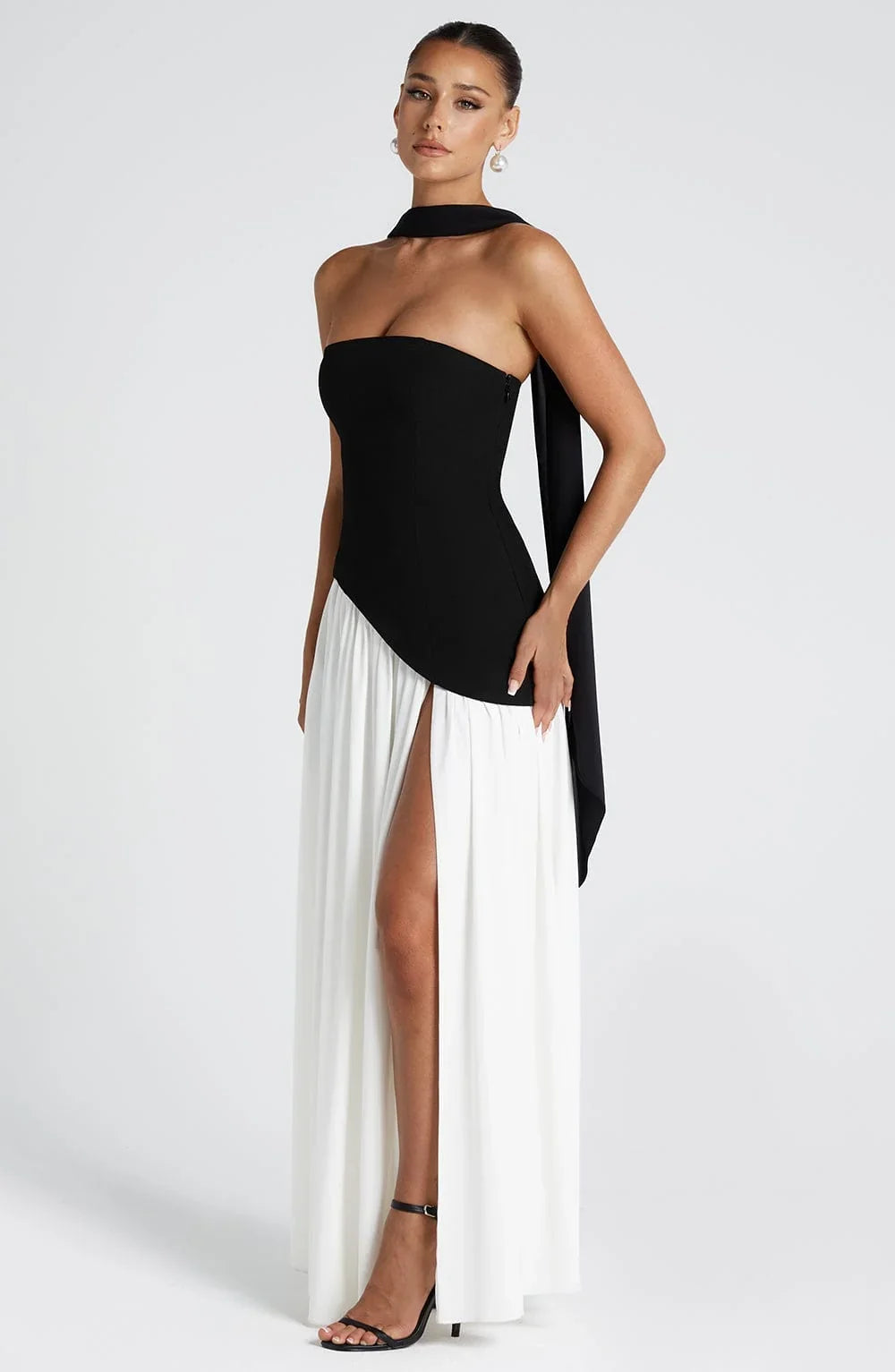 Regina | Maxi abito con spacco
