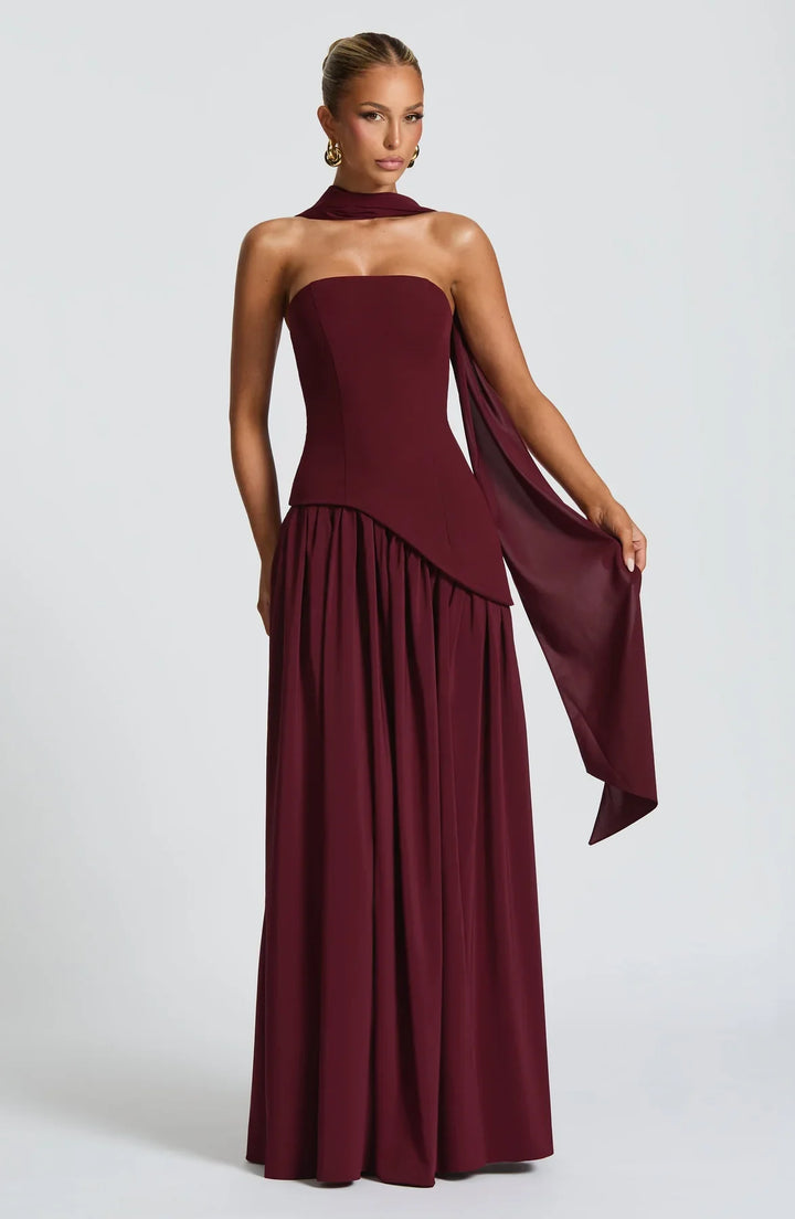 Regina | Maxi abito con spacco