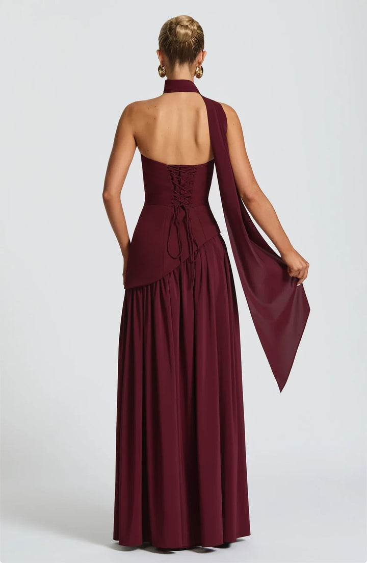Regina | Maxi abito con spacco