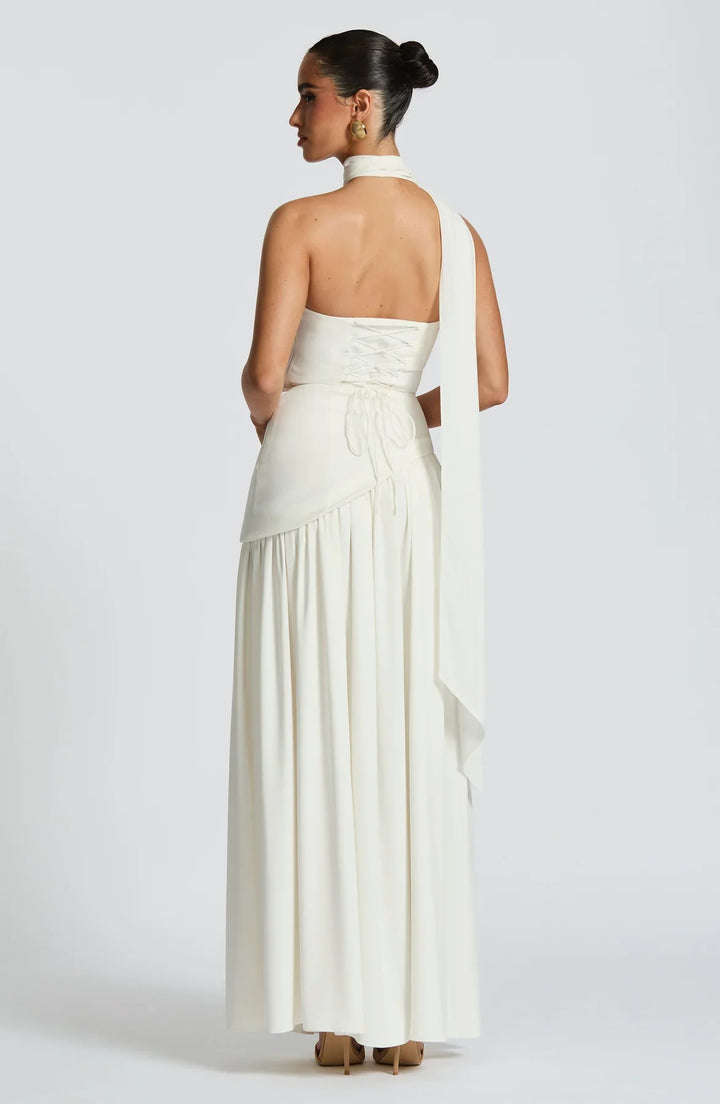 Regina | Maxi abito con spacco