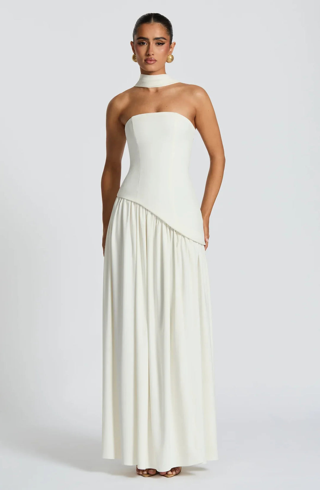 Regina | Maxi abito con spacco