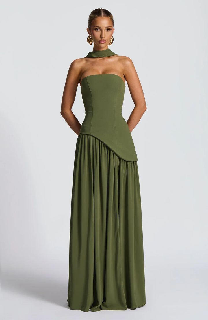 Regina | Maxi abito con spacco