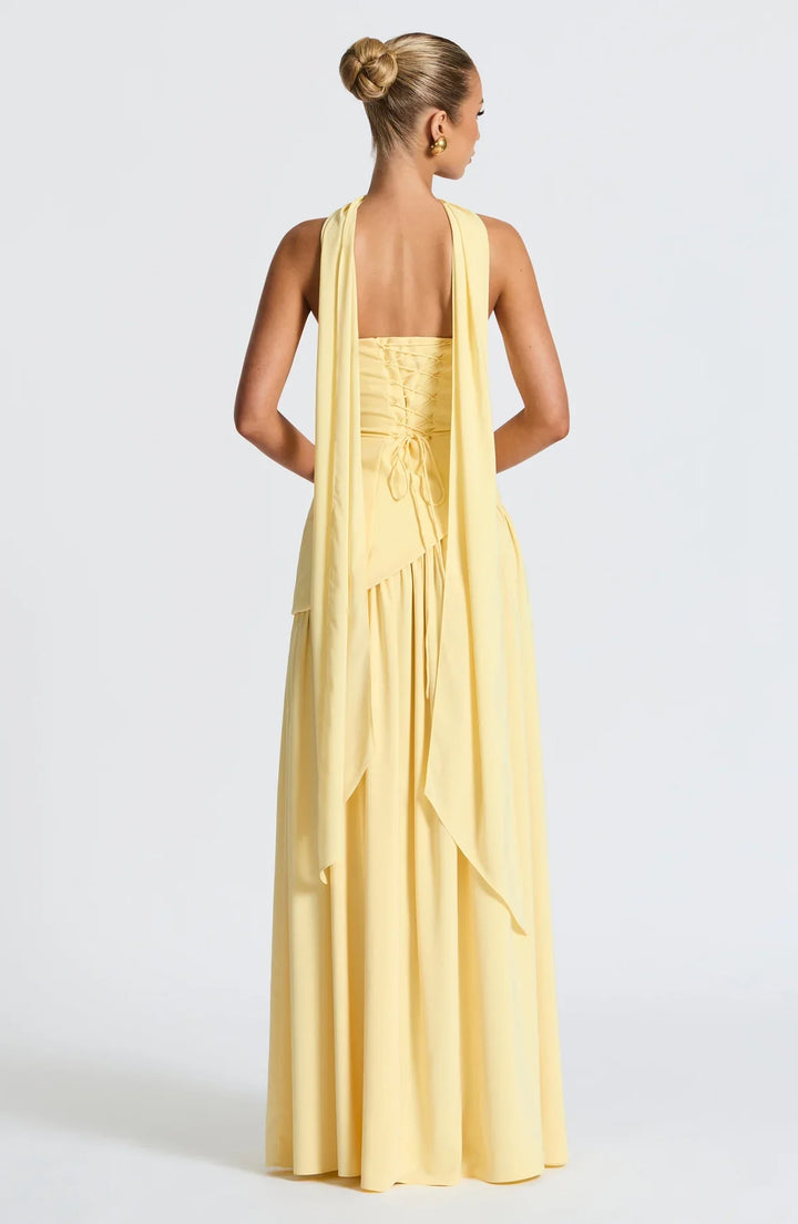 Regina | Maxi abito con spacco