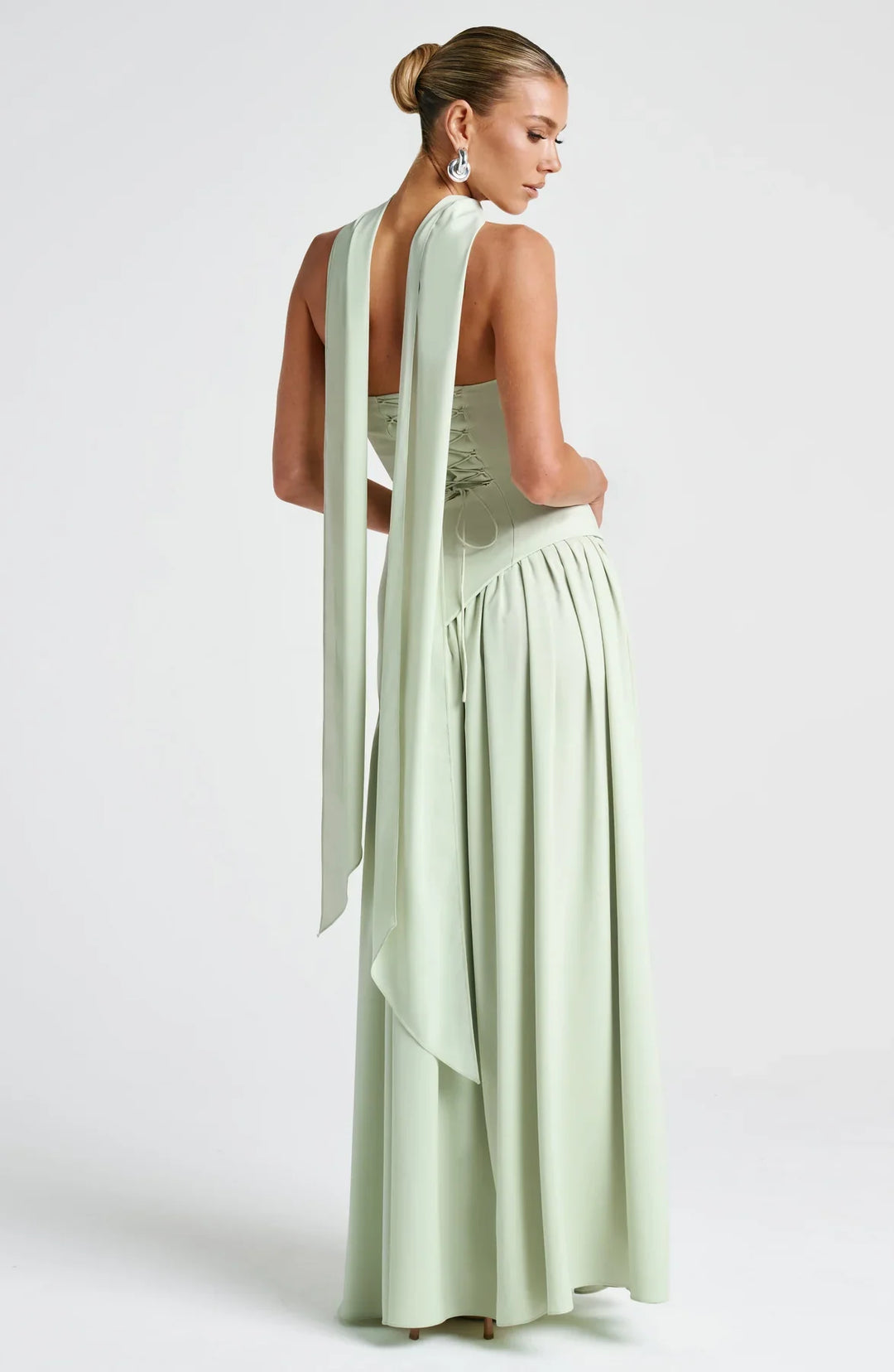Regina | Vestito maxi con spacco