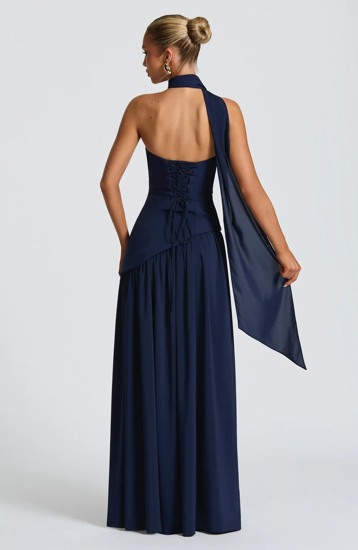 Regina | Maxi abito con spacco