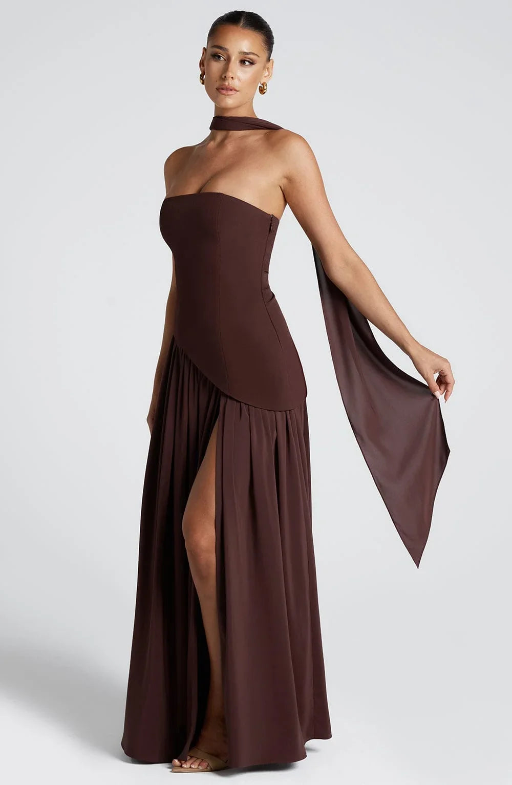 Regina | Maxi abito con spacco
