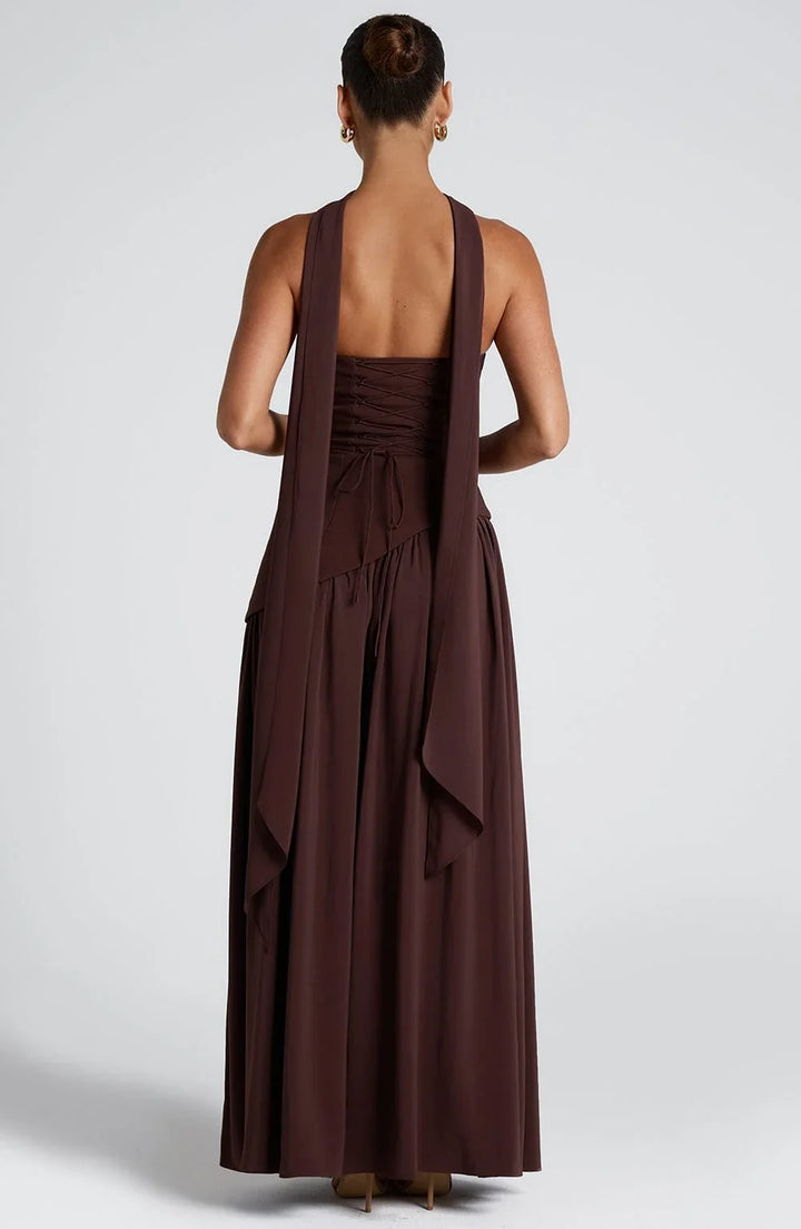 Regina | Maxi abito con spacco