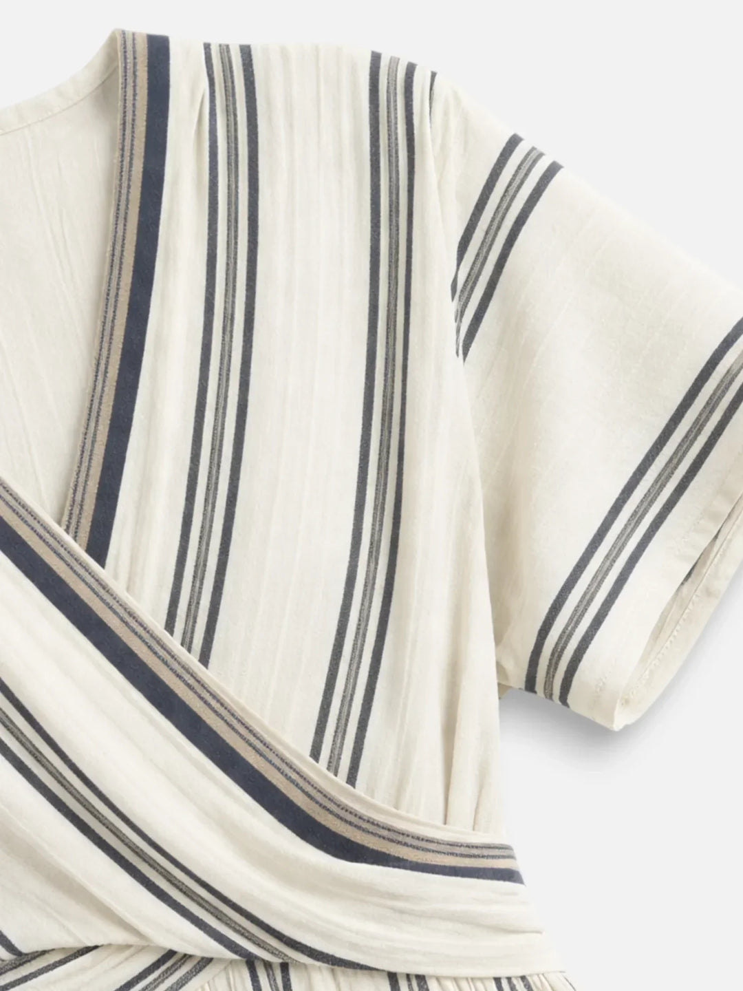 Imelda | Abito maxi a righe con scollatura a V