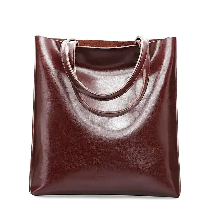Borsa tote liscia retro