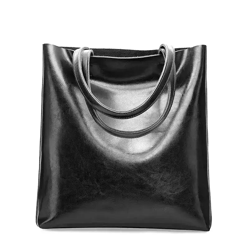 Borsa tote liscia retro