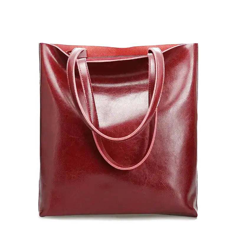 Borsa tote liscia retro