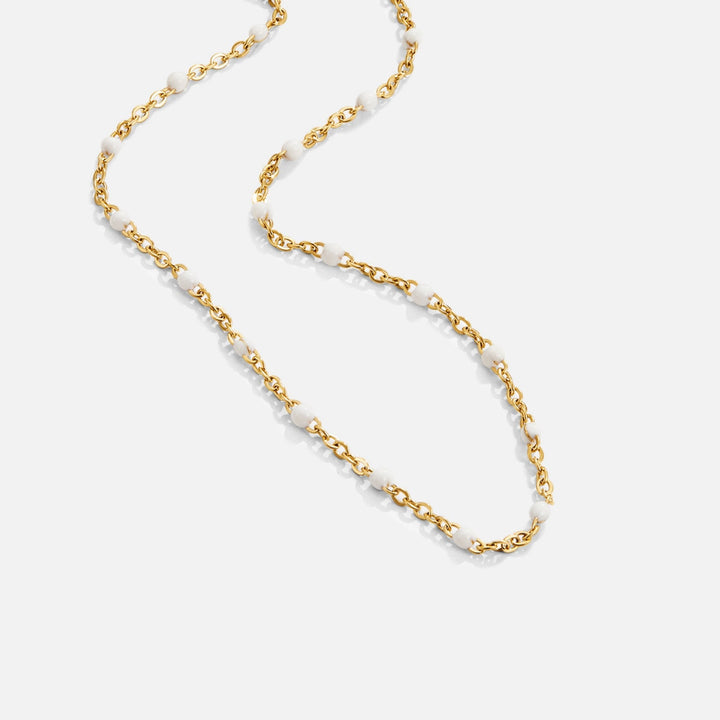 Collana decorativa Mila in bianco