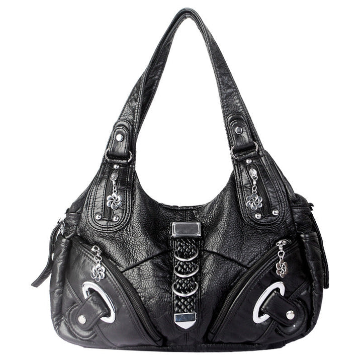 Borsa a tracolla classica liscia