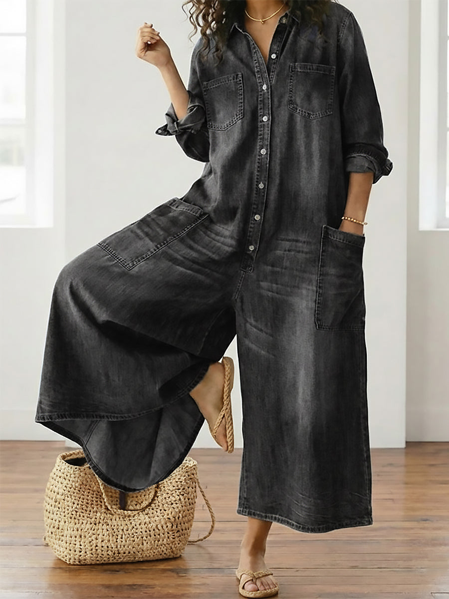 Felicja | Tutina in denim