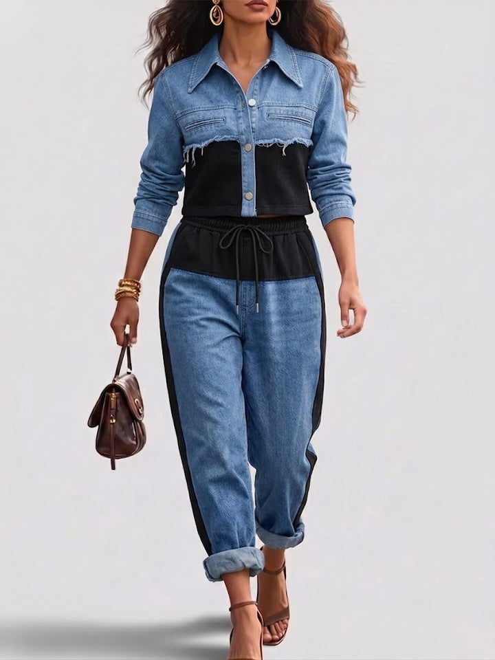 Natalie | Set giacca a blocchi