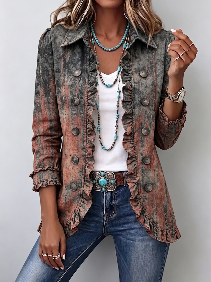 Zoey | Giacca ruffle