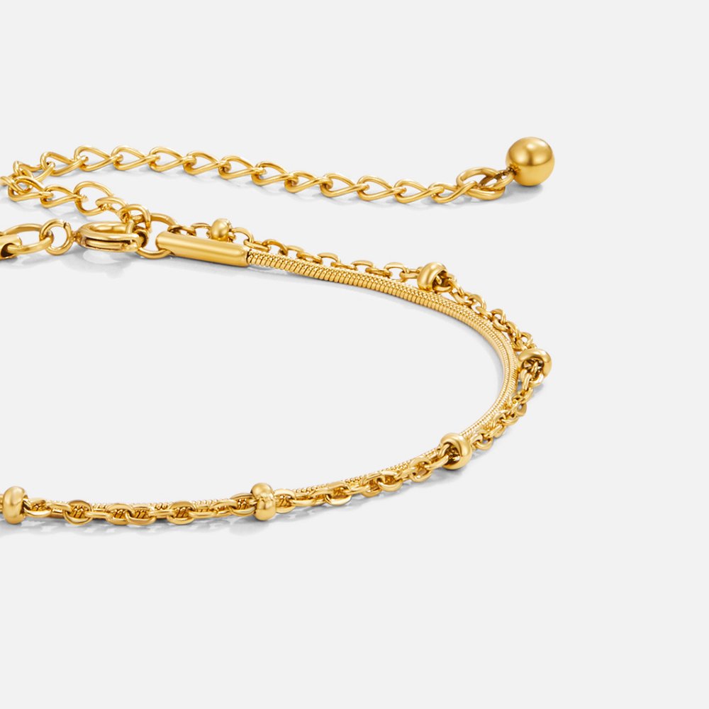 Bracciale a strati Pia in oro