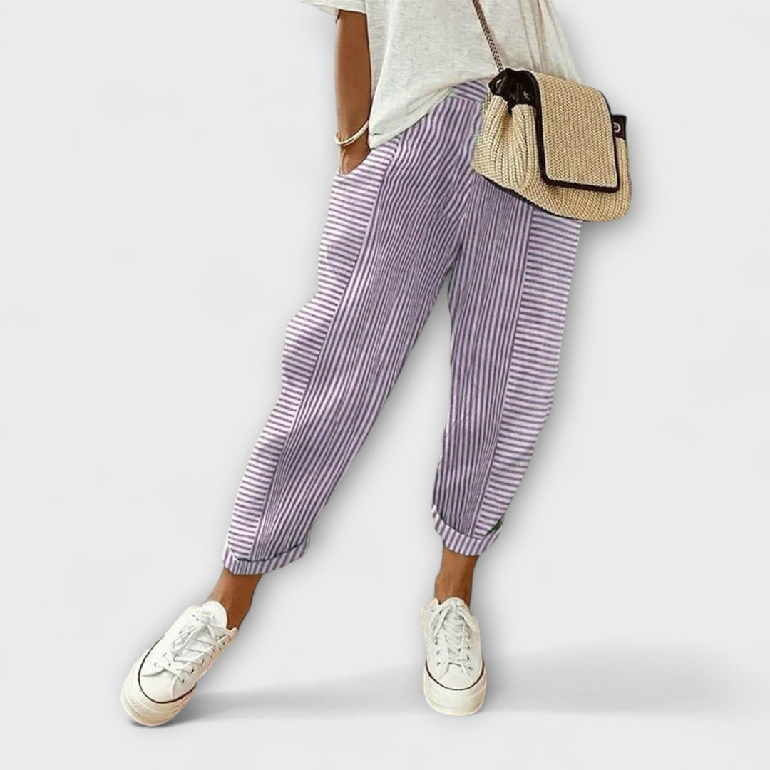 Sanne | Pantaloni a righe