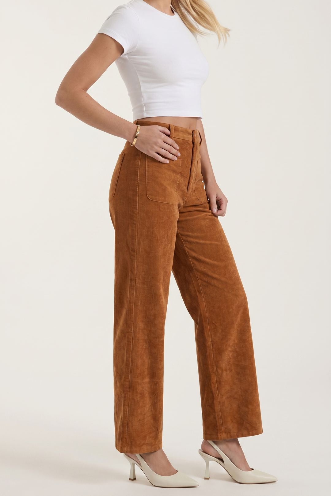 Blahoslava | Pantaloni a gamba larga con vita alta
