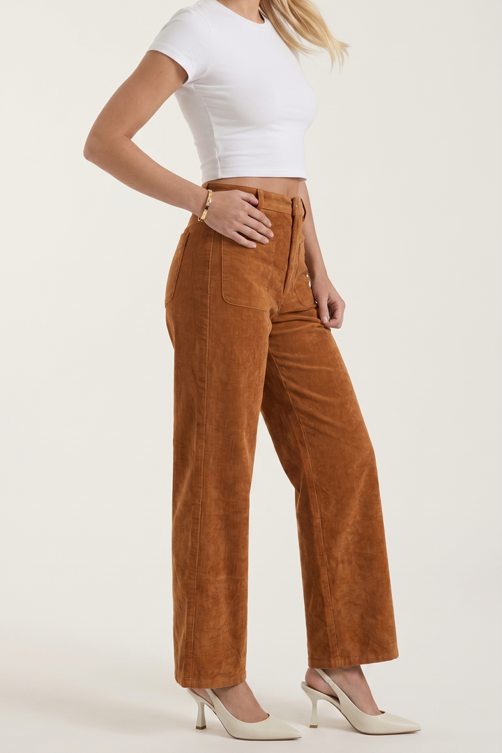 Blahoslava | Pantaloni a gamba larga con vita alta