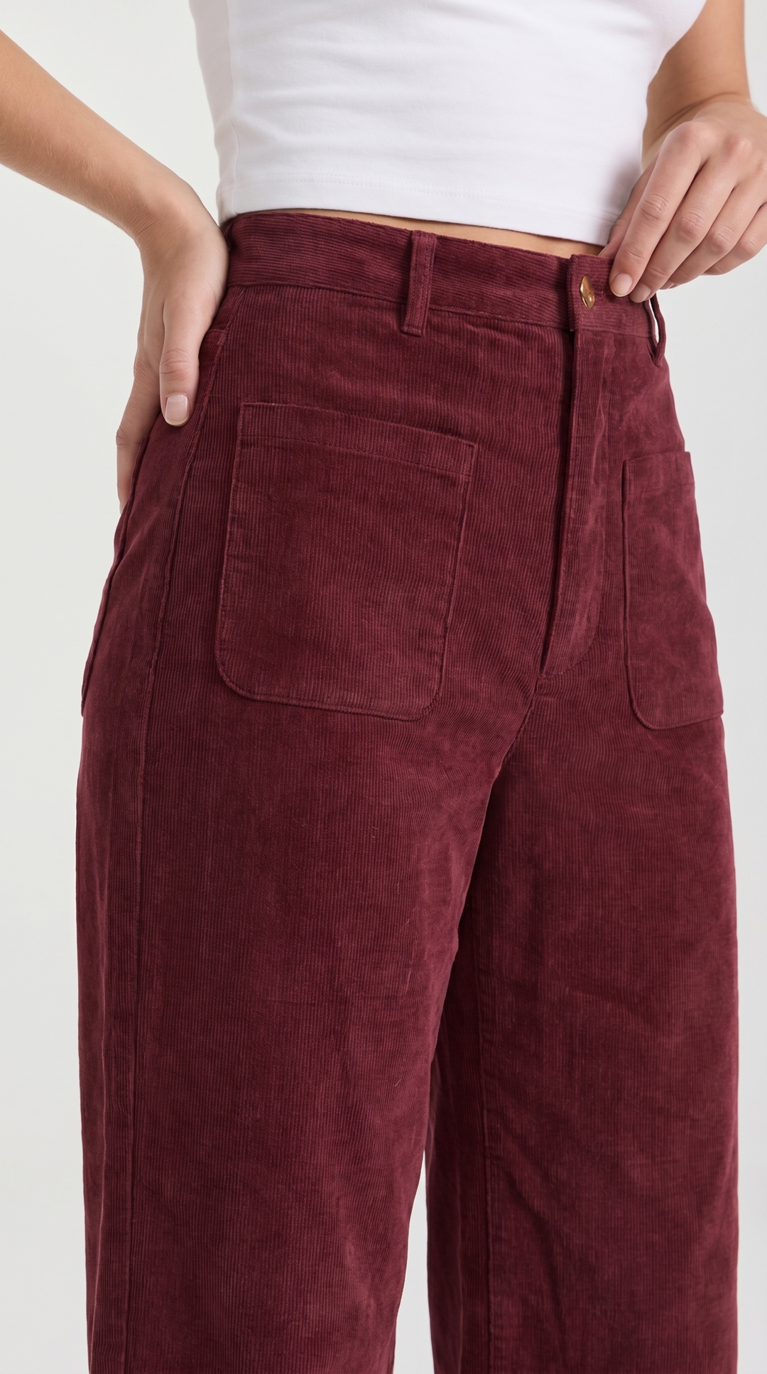 Blahoslava | Pantaloni a gamba larga con vita alta