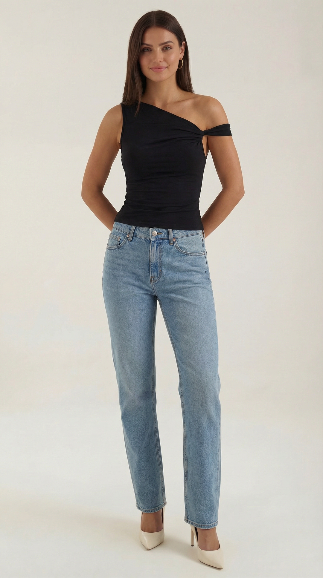 Cintia | Top asimmetrico casual