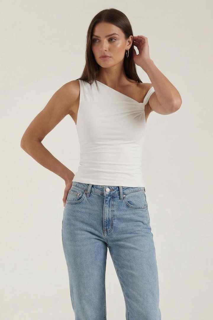 Cintia | Top asimmetrico casual