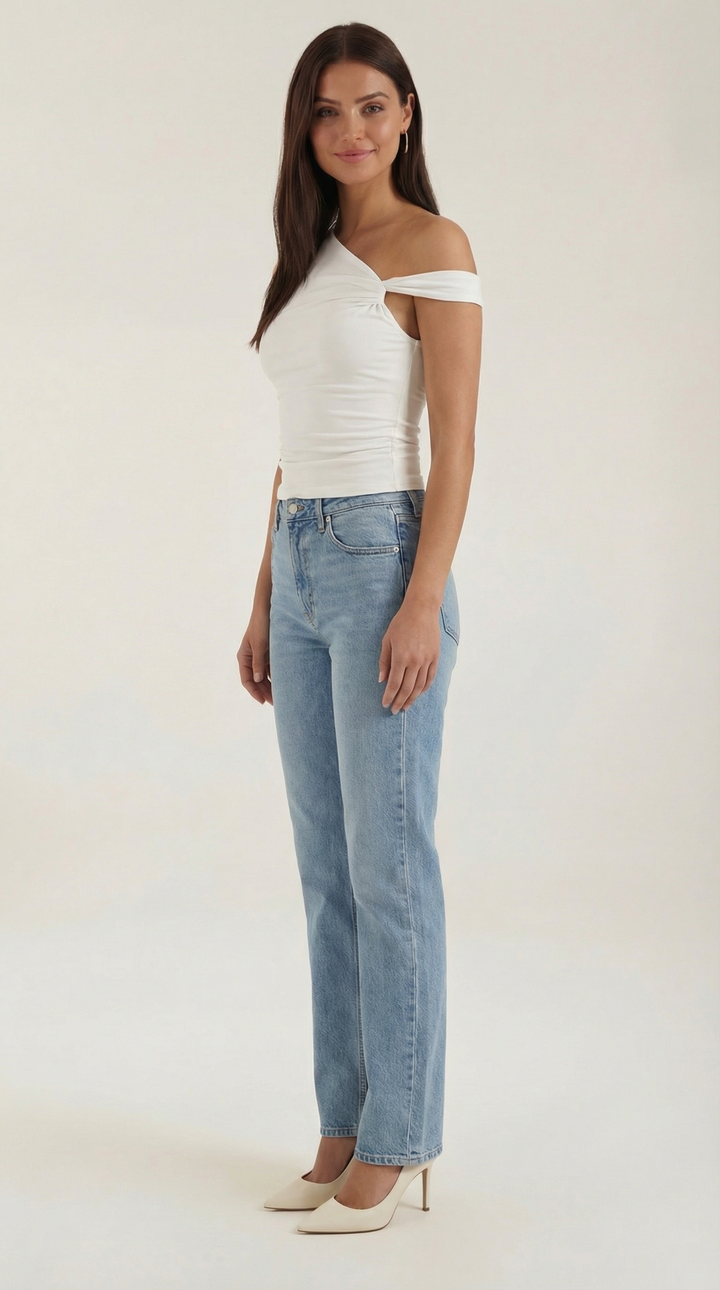 Cintia | Top asimmetrico casual