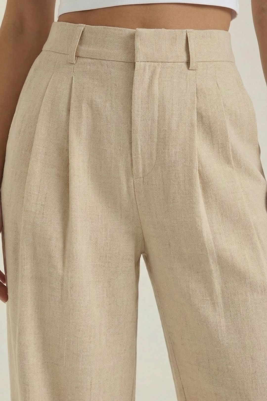 Svätava | Pantaloni plissettati con taglio ampio e vita alta