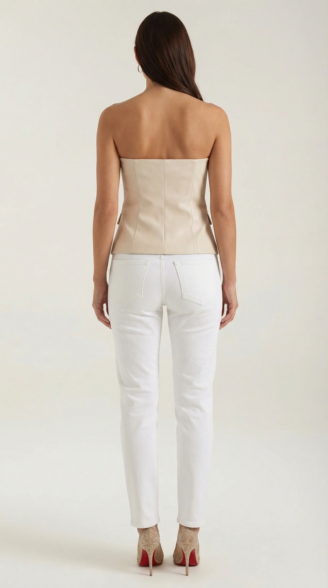 Hilda | Top in stile blazer senza spalline
