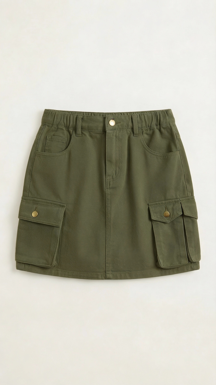 Gonna cargo con tasche