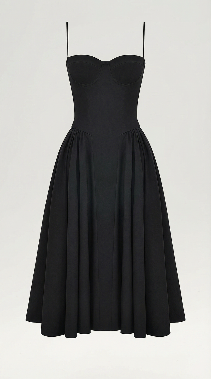 Izolda | Abito midi con corsetto