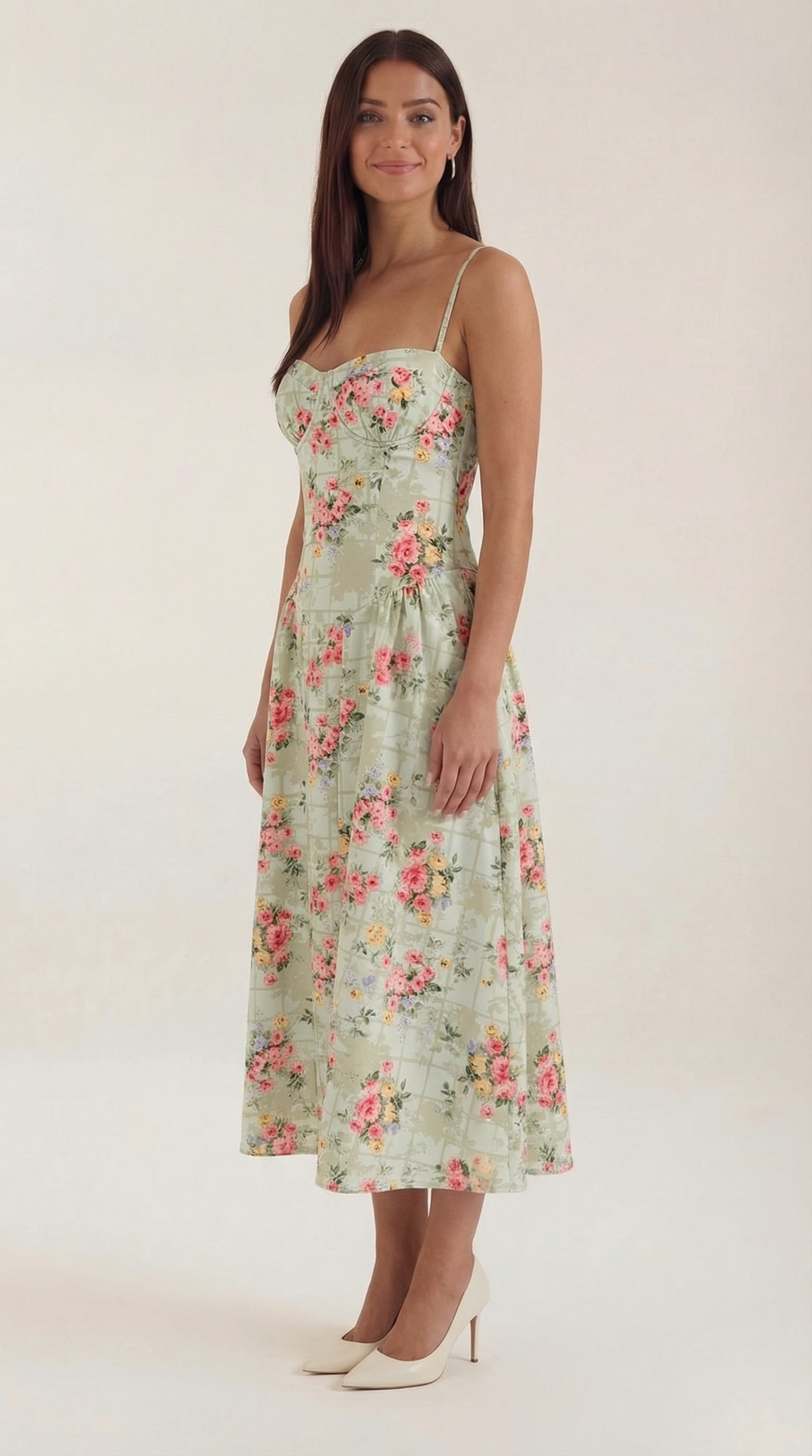 Izolda | Abito midi con corsetto