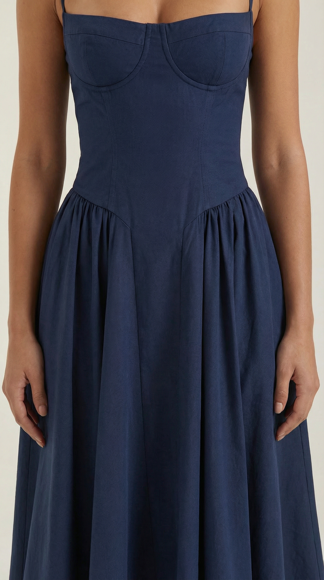 Izolda | Abito midi con corsetto