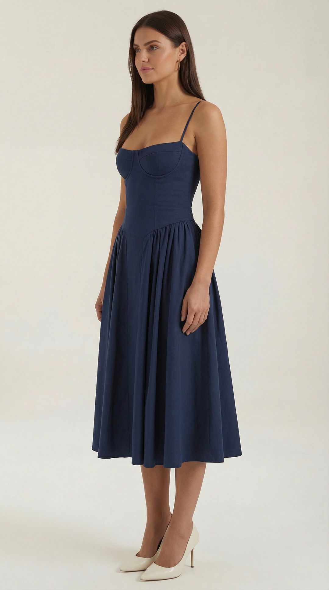Izolda | Abito midi con corsetto