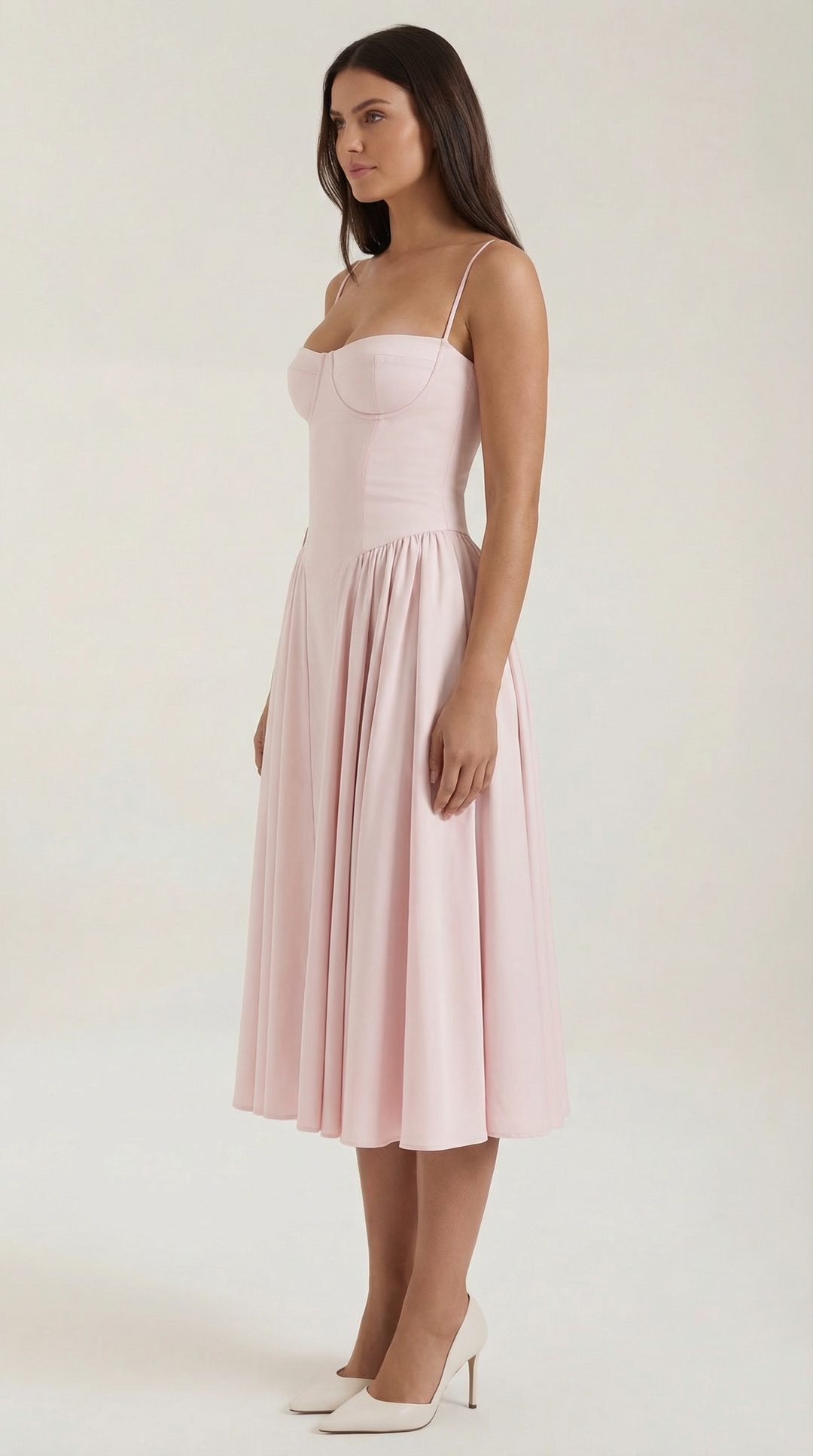 Izolda | Abito midi con corsetto