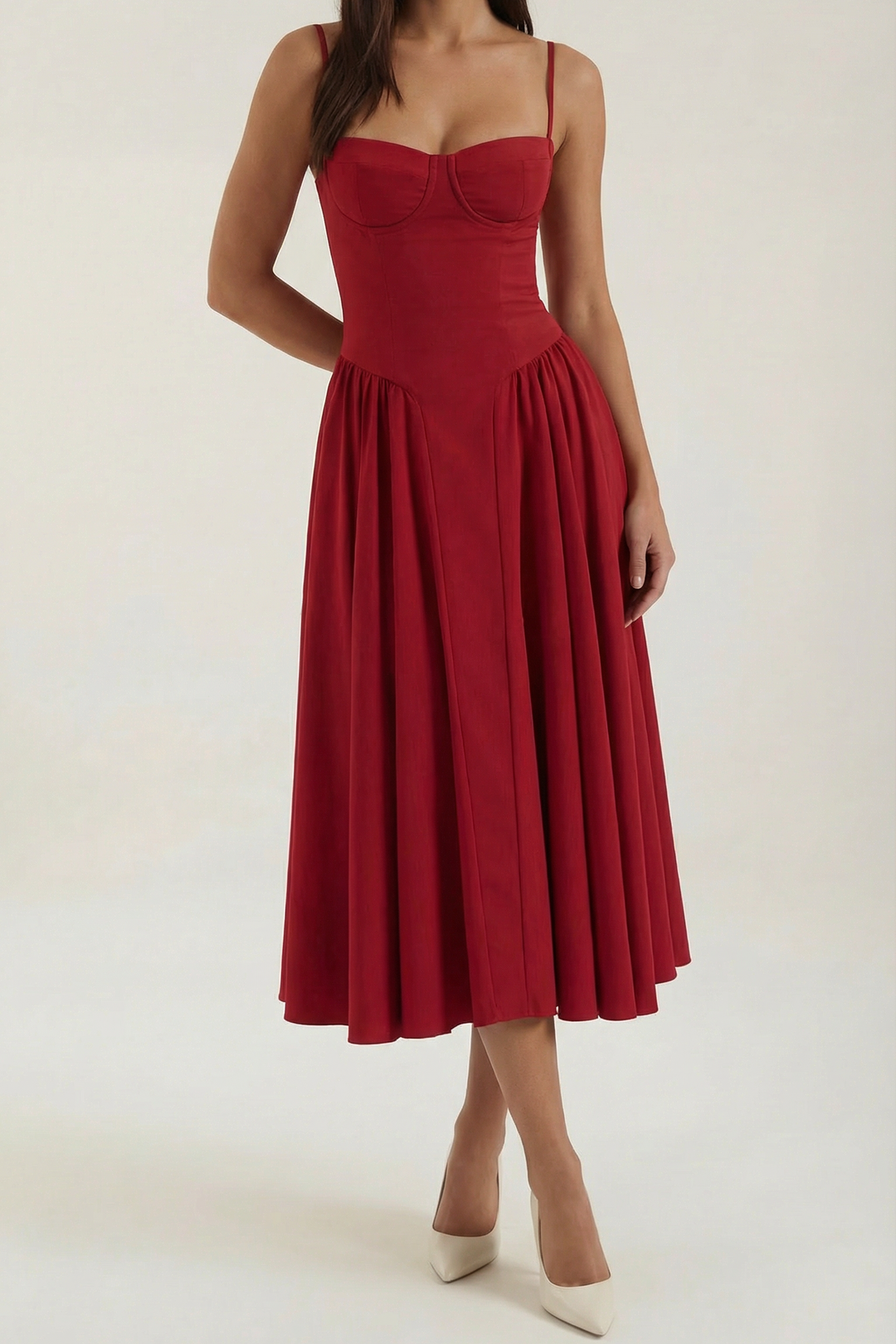 Izolda | Abito midi con corsetto