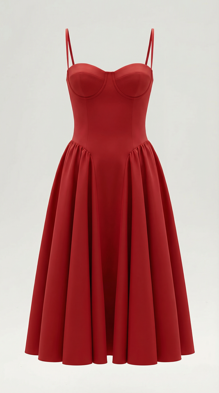 Izolda | Abito midi con corsetto
