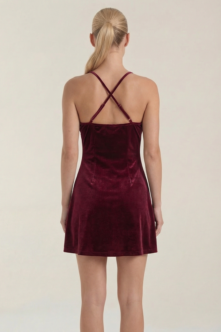 Radmila | Mini abito con spalline sottili
