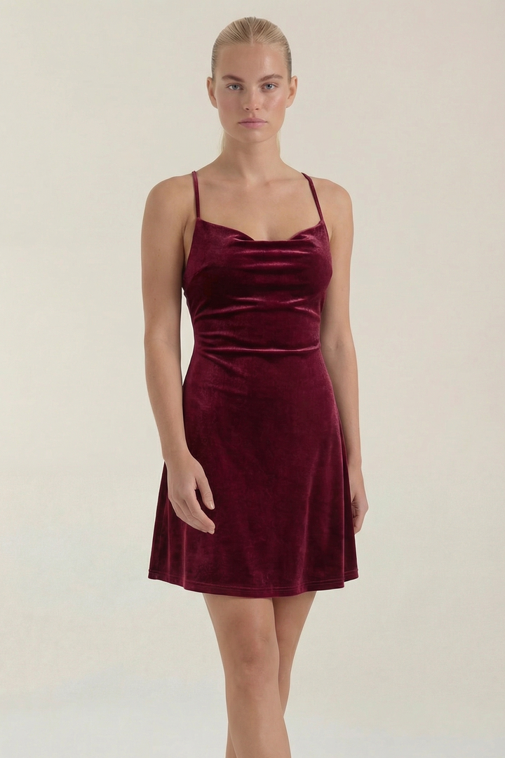Radmila | Mini abito con spalline sottili